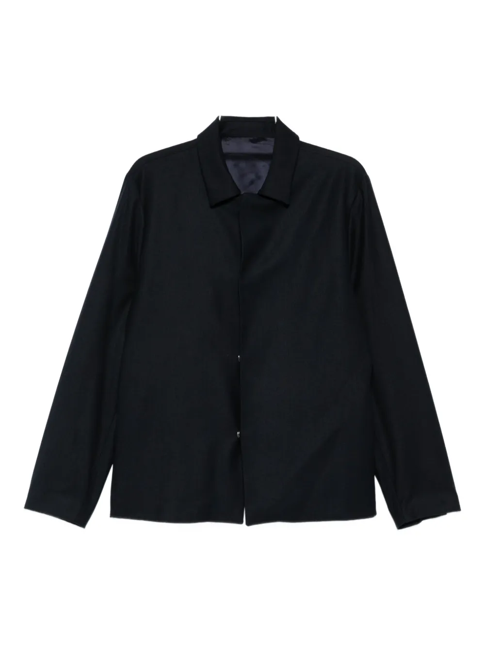 Costumein wool shirt jacket - Blu