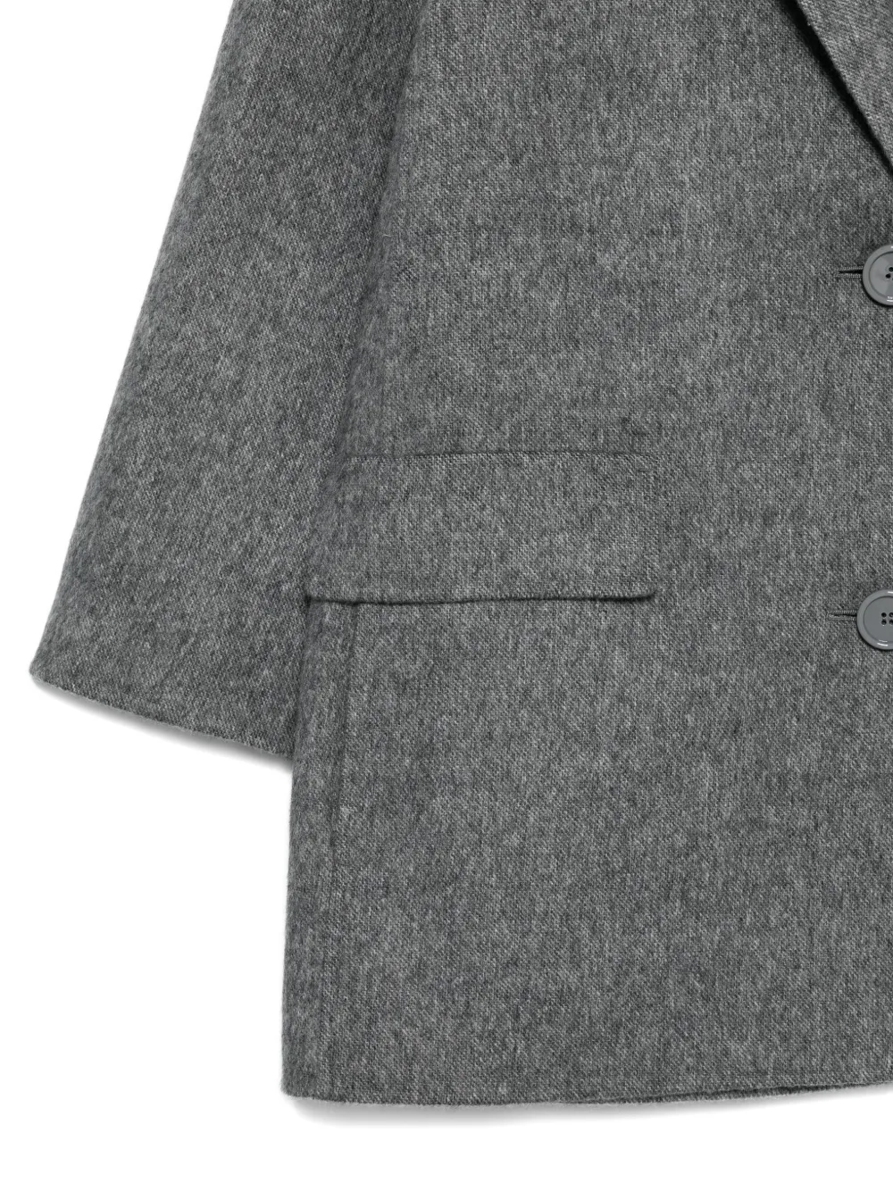 'S Max Mara Blazer met enkele rij knopen Grijs