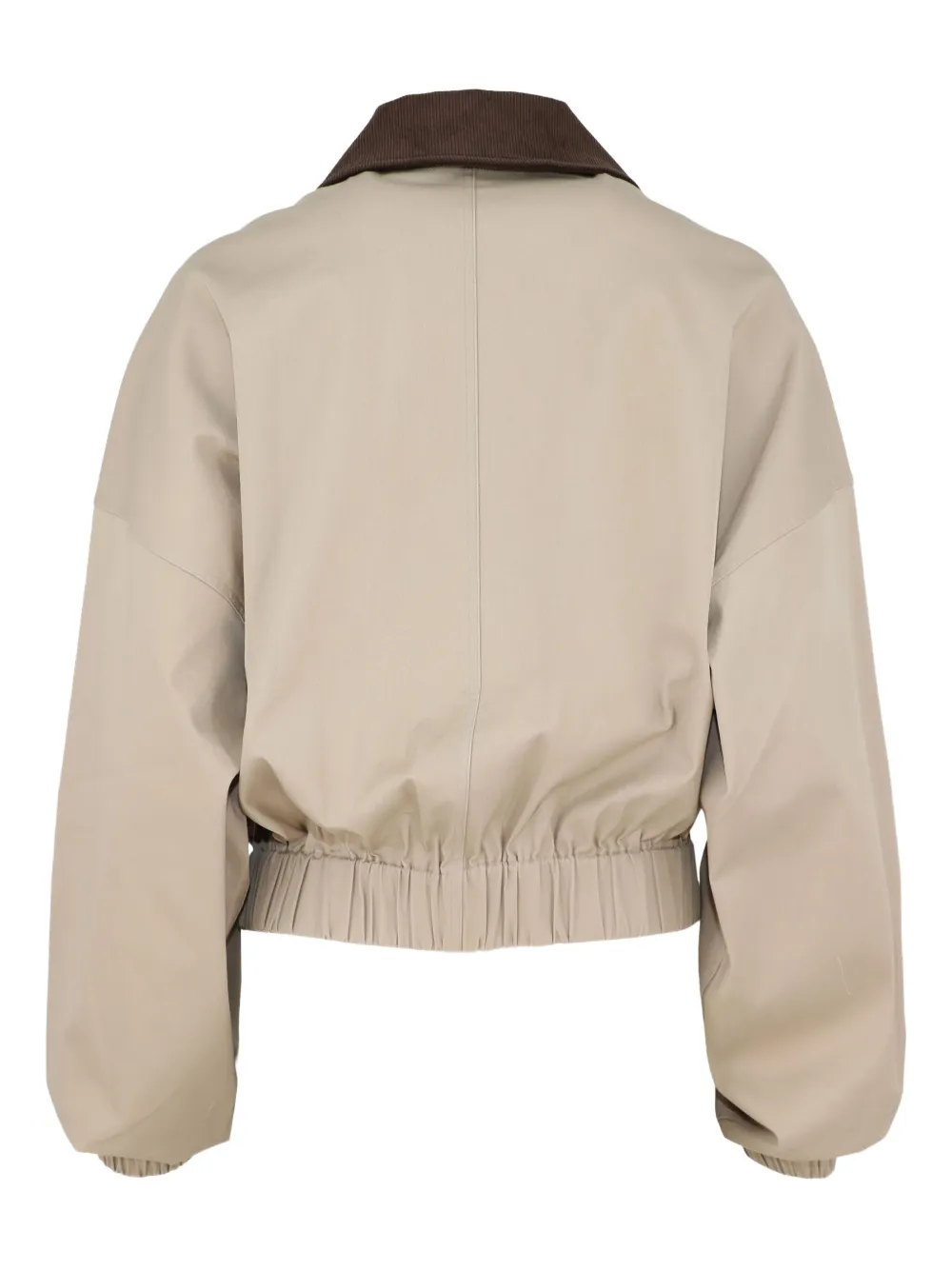 Seroya contrast-collar zip-up jacket | Cropped Jackets | Image 2