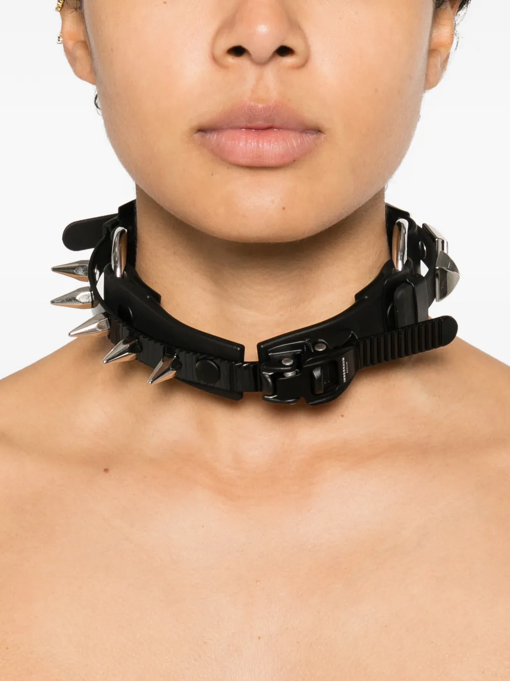 Innerraum spike detail necklace - Zwart
