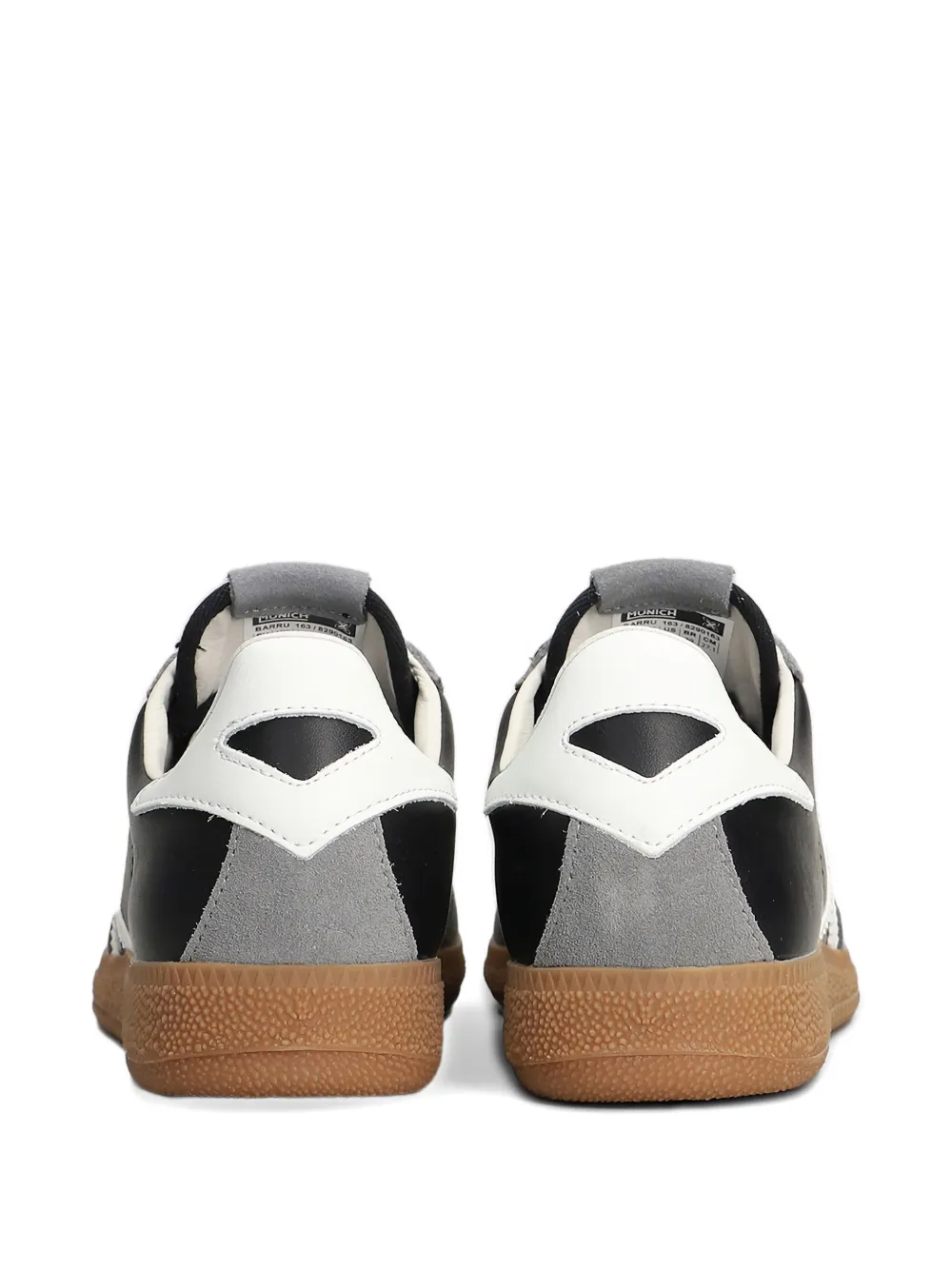 Munich Barru sneakers met gekruist detail Zwart