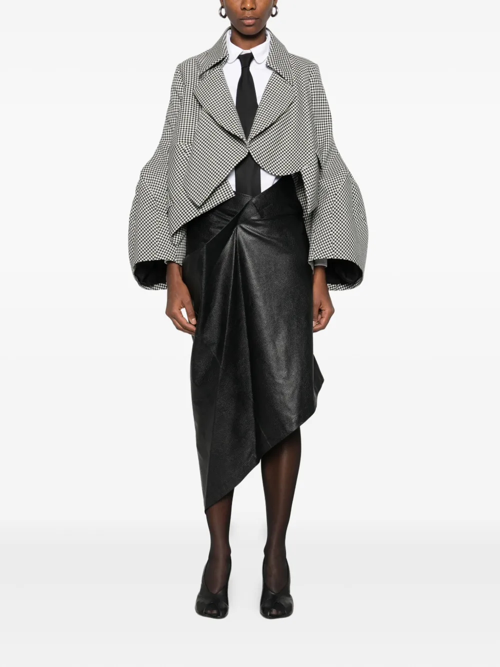 Comme Des Garçons check-print cropped jacket | Cropped Jackets | Image 2