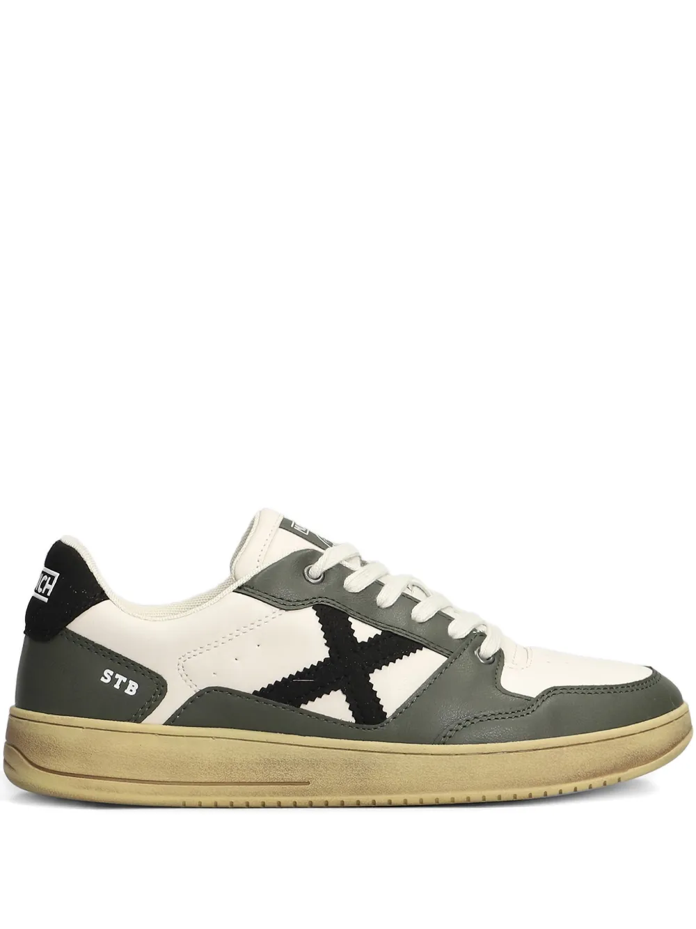 Munich cross motif sneakers | White | Image 1