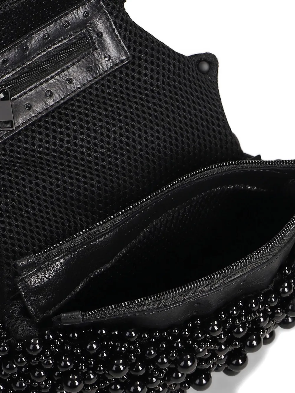 Innerraum Beaded Shoulder Bag In Black