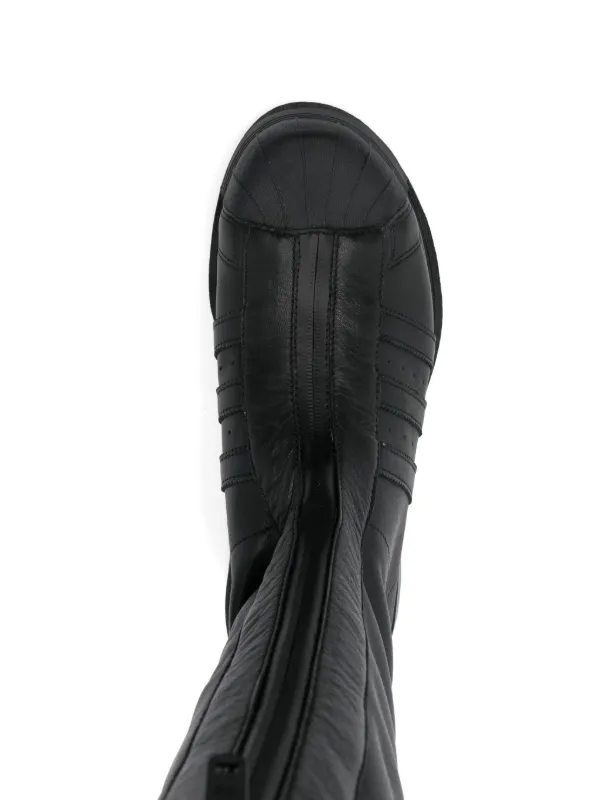 Y-3 zip-front Platform Boots | Black | FARFETCH