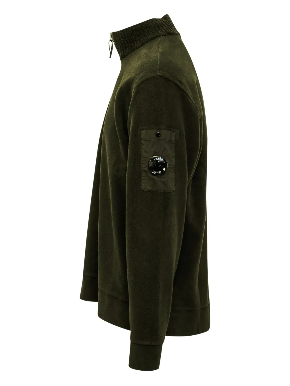 C.p. Company Half-zip Pocket Sweatshirt In Green
