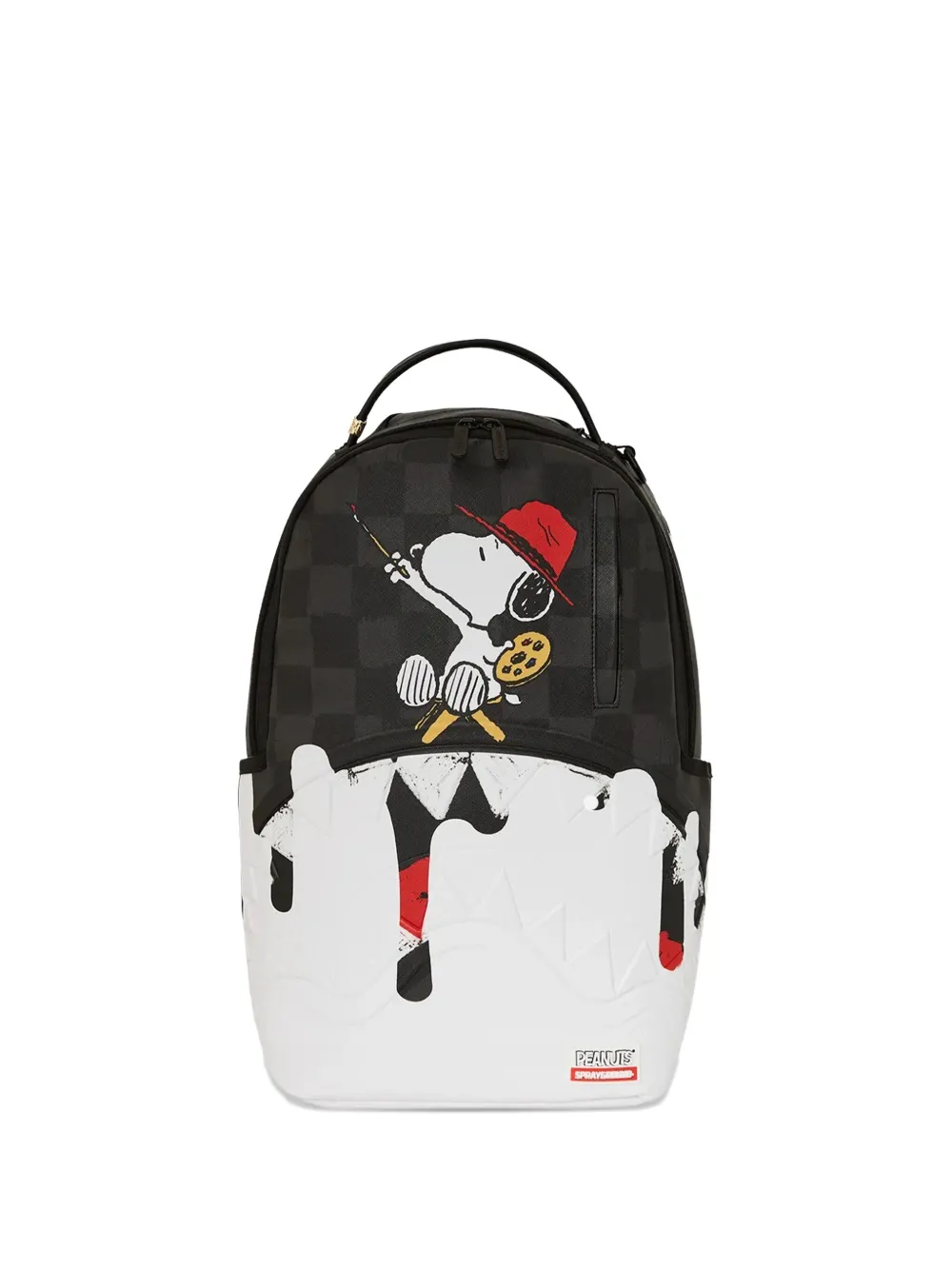 Sprayground snoopy-print backpack - ブラック Sprayground snoopy-print backpack - ブラック