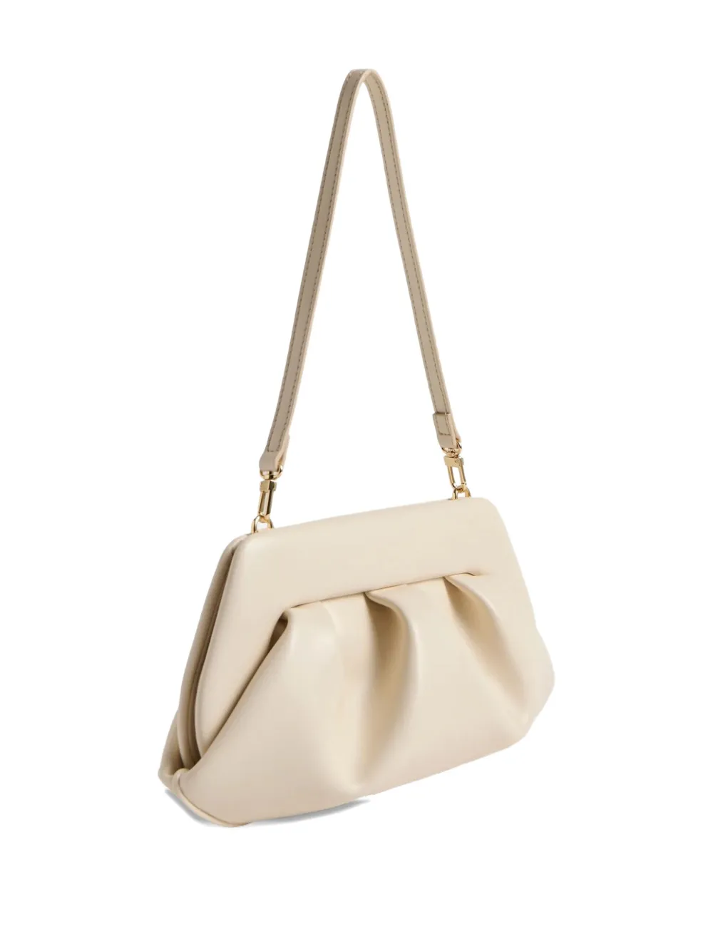 Themoirè Emera clutch - Beige