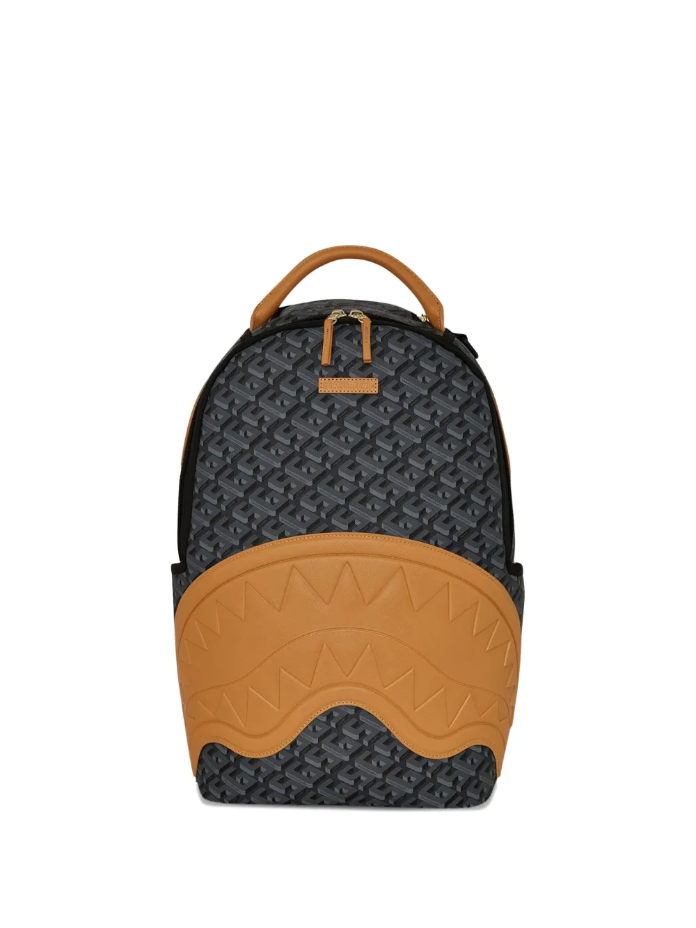 Sprayground Geometric-pattern Backpack In Black