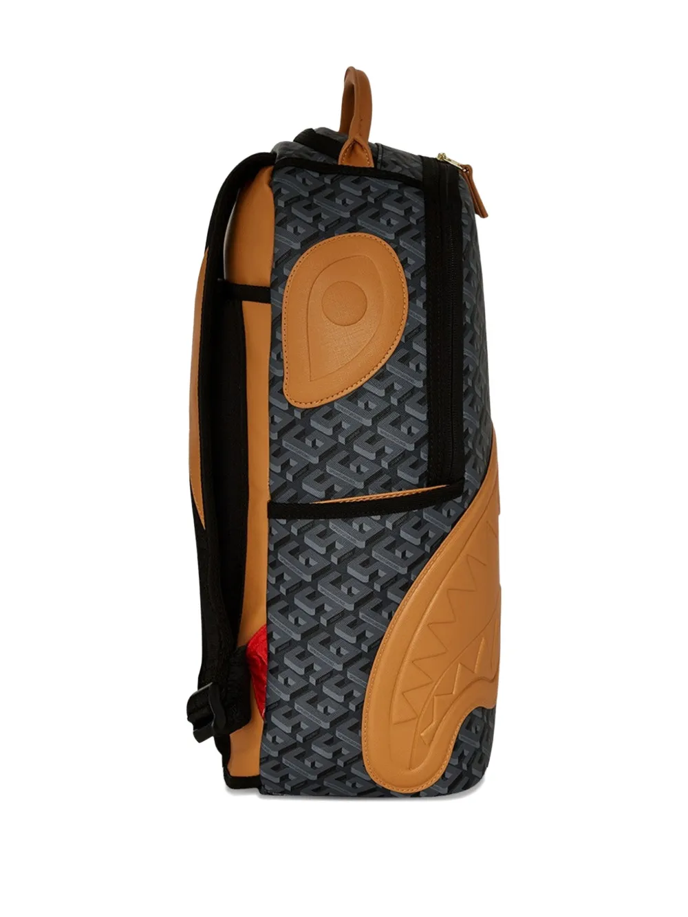 Sprayground Geometric-pattern Backpack In Black