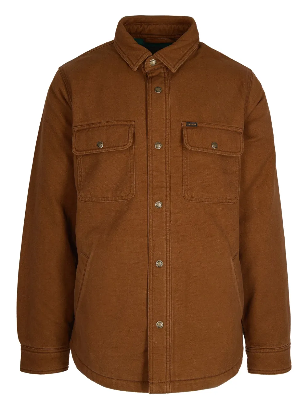 Filson double-pocket cotton shirt | Brown | Image 1
