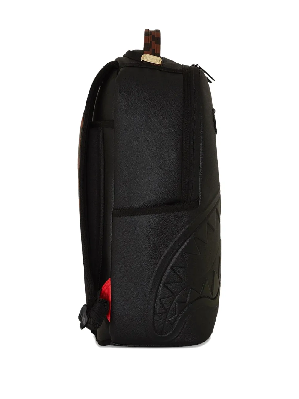 Sprayground Check-panelled Backpack In Black