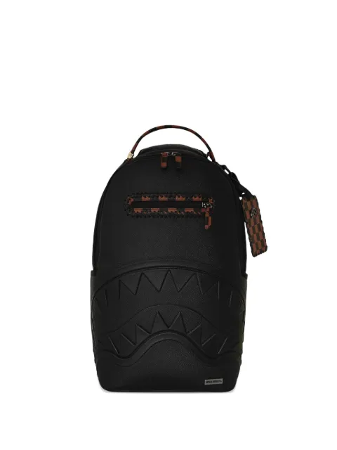 Sprayground check-panelled backpack