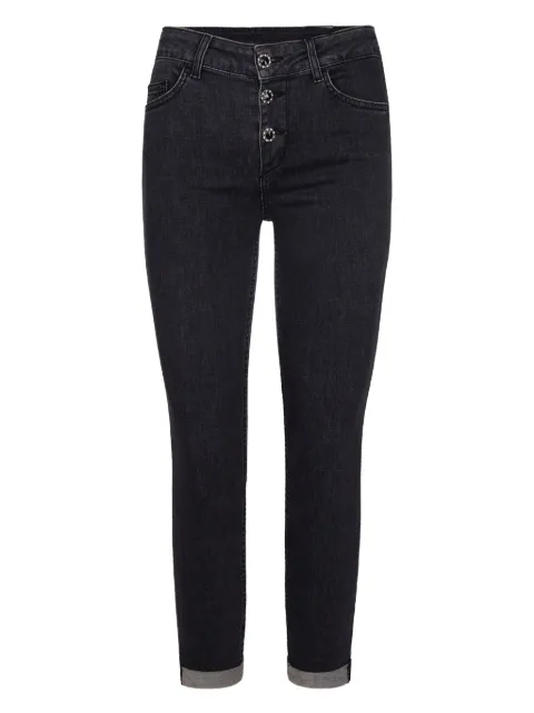 LIU JO button-embellishment jeans