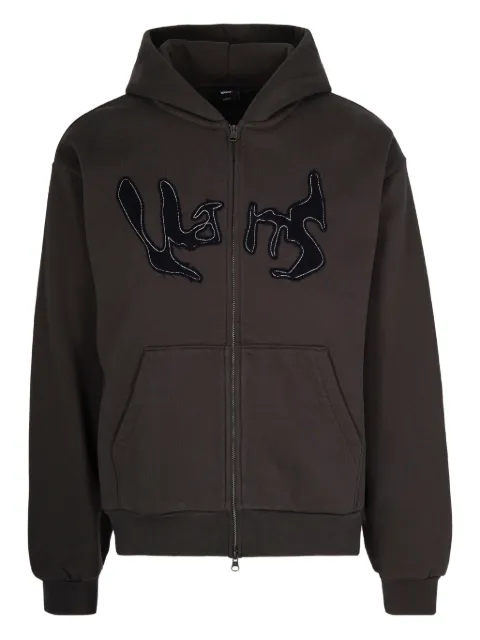Vans logo-embroidered zip-up hoodie