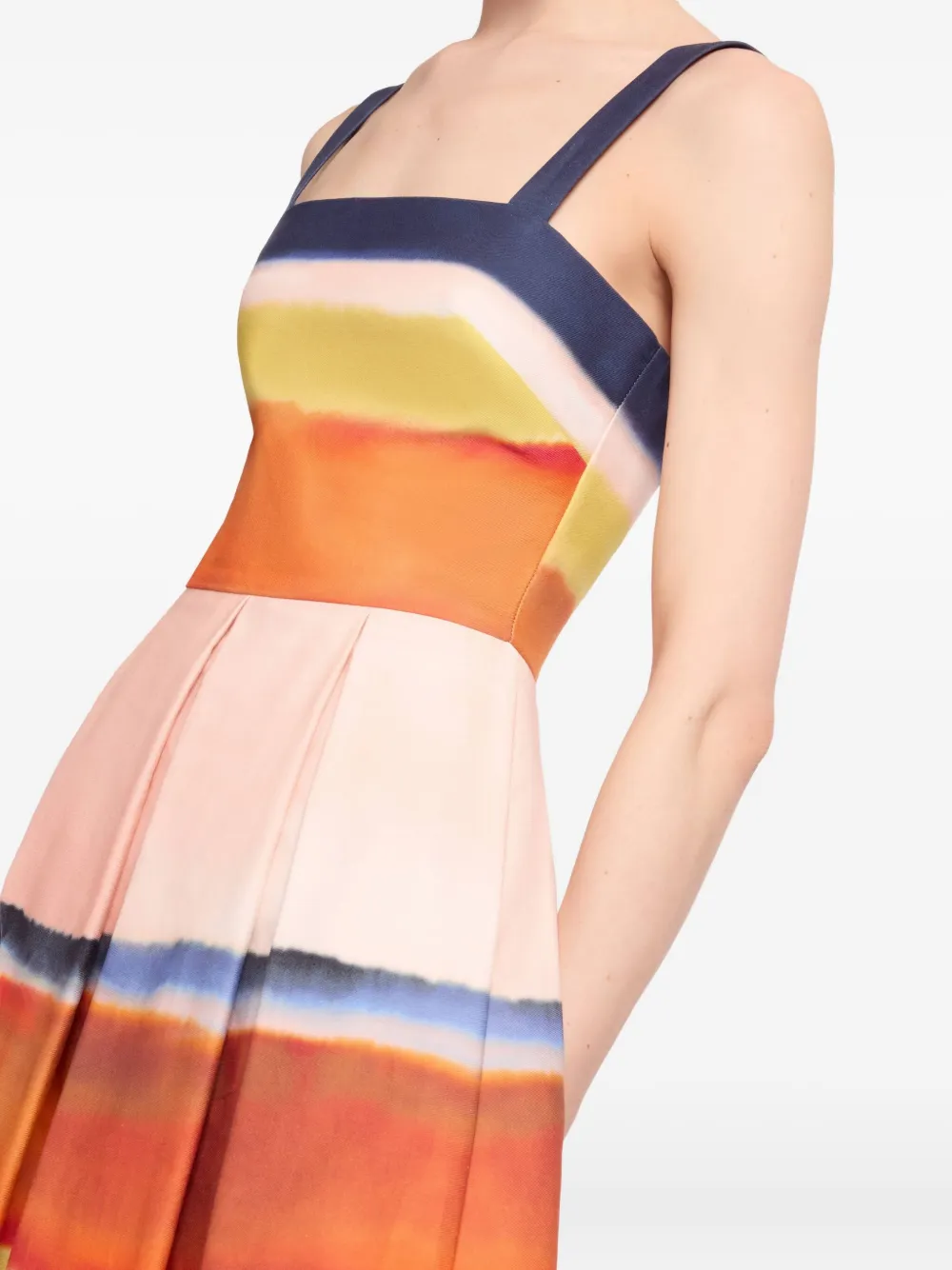 Elie Saab Mini-jurk met print - Blauw