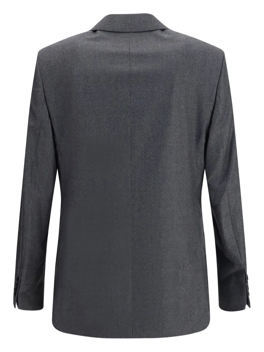 Ami Alexandre Mattiussi Ami Paris Men Double-breasted Virgin Wool Blazer In Gray