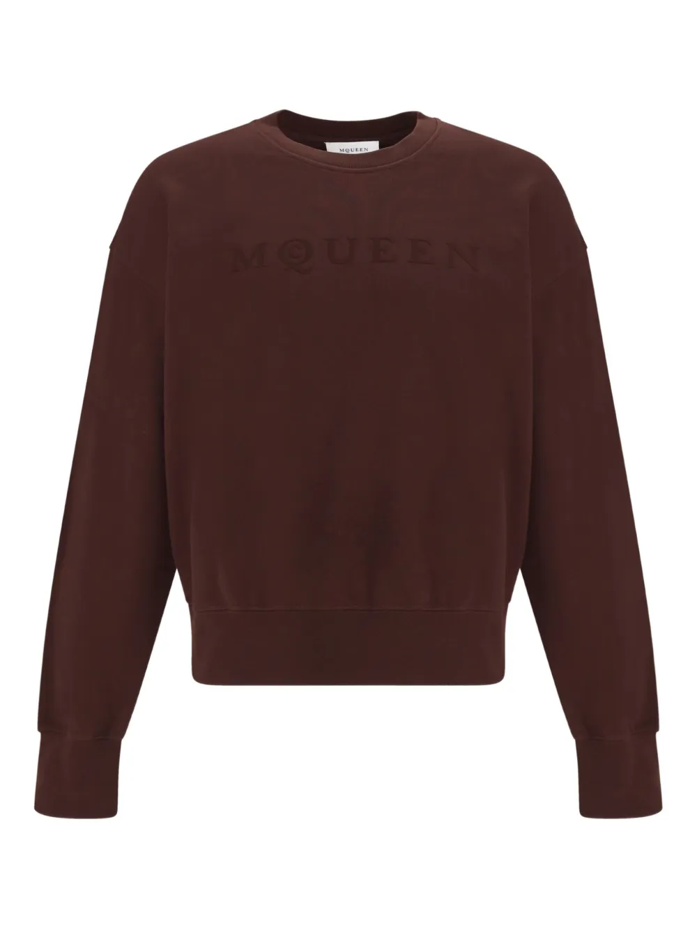 Alexander McQueen ロゴ スウェットシャツ - ブラウン Alexander McQueen ロゴ スウェットシャツ - ブラウン