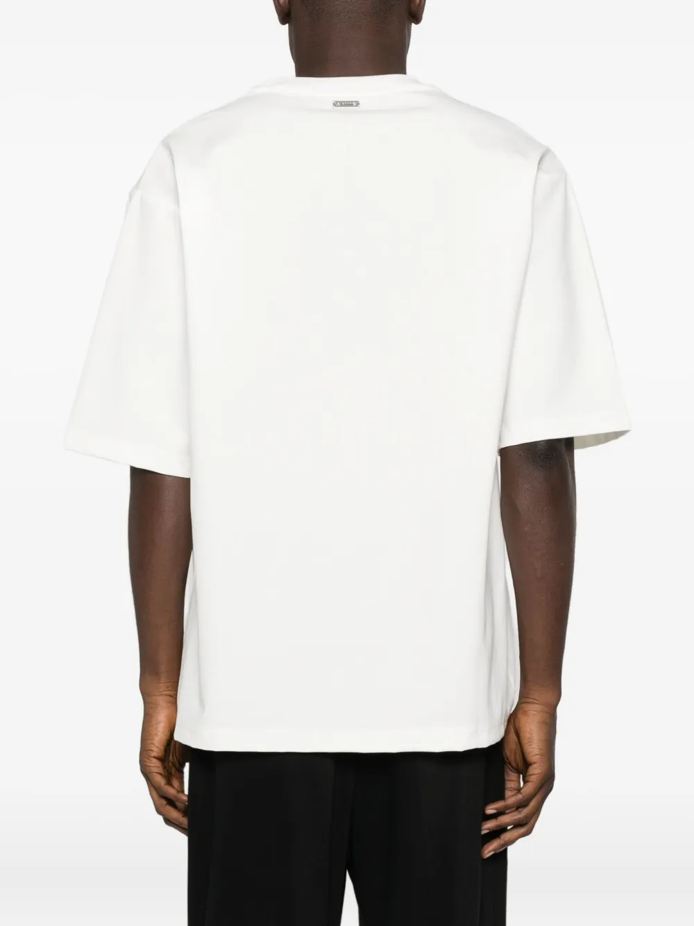 LES HOMMES T-shirt met grafische print Wit