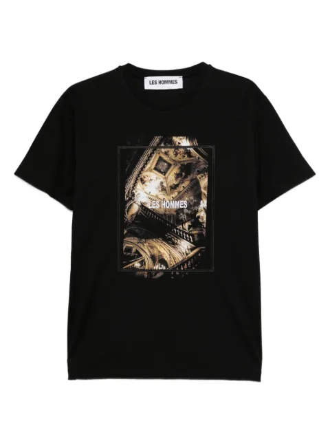LES HOMMES printed T-shirt