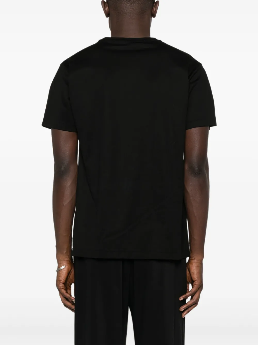 LES HOMMES T-shirt met print Zwart