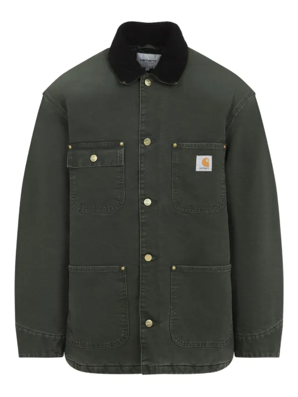Carhartt WIP corduroy-collar Cotton Jacket Green FARFETCH PH