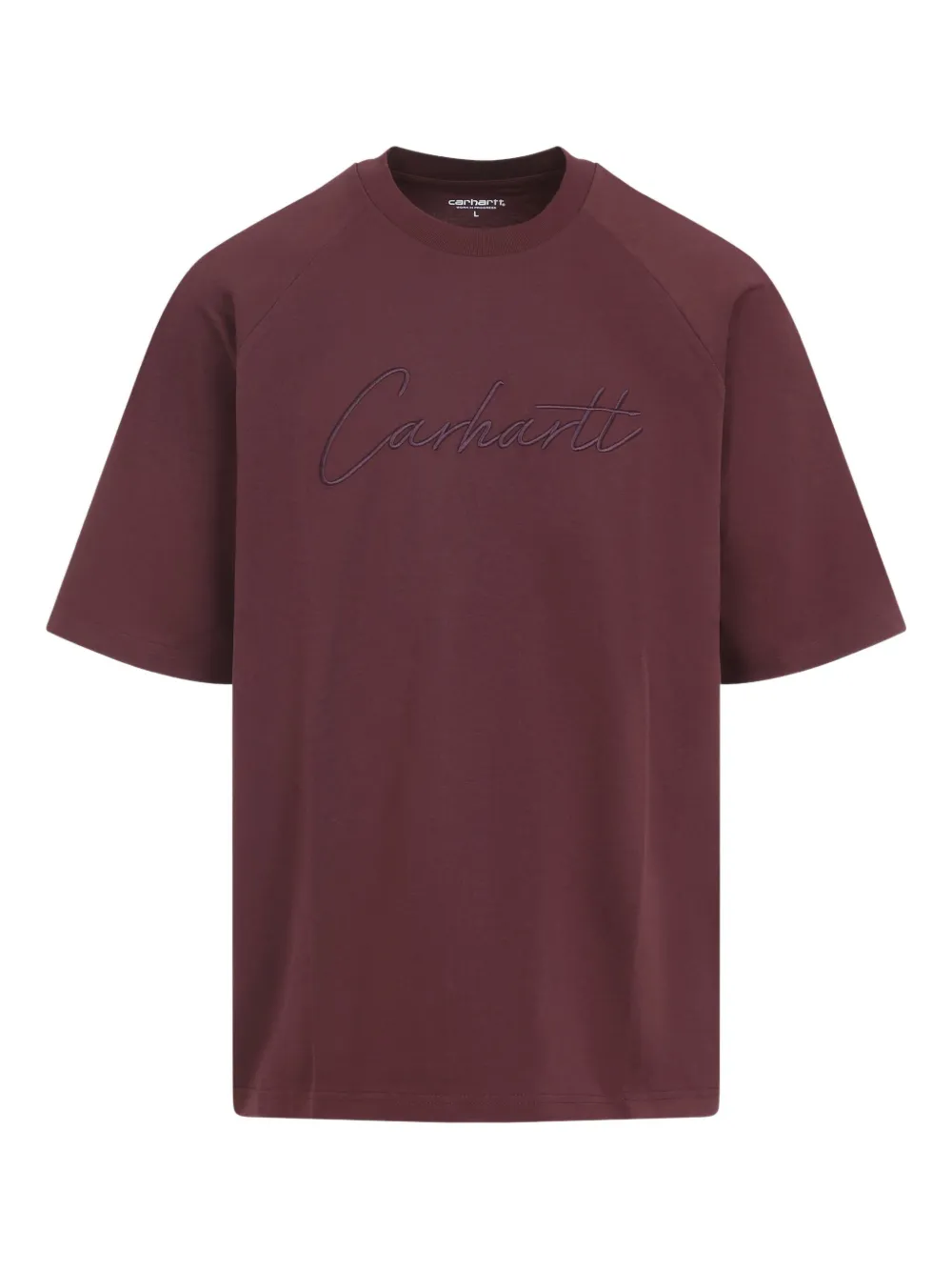 Carhartt WIP S/S Ray raglan T-shirt | Brown | Image 1