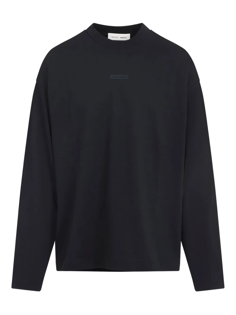Essentials Logo-printed Long-sleeved T-shirt In Black