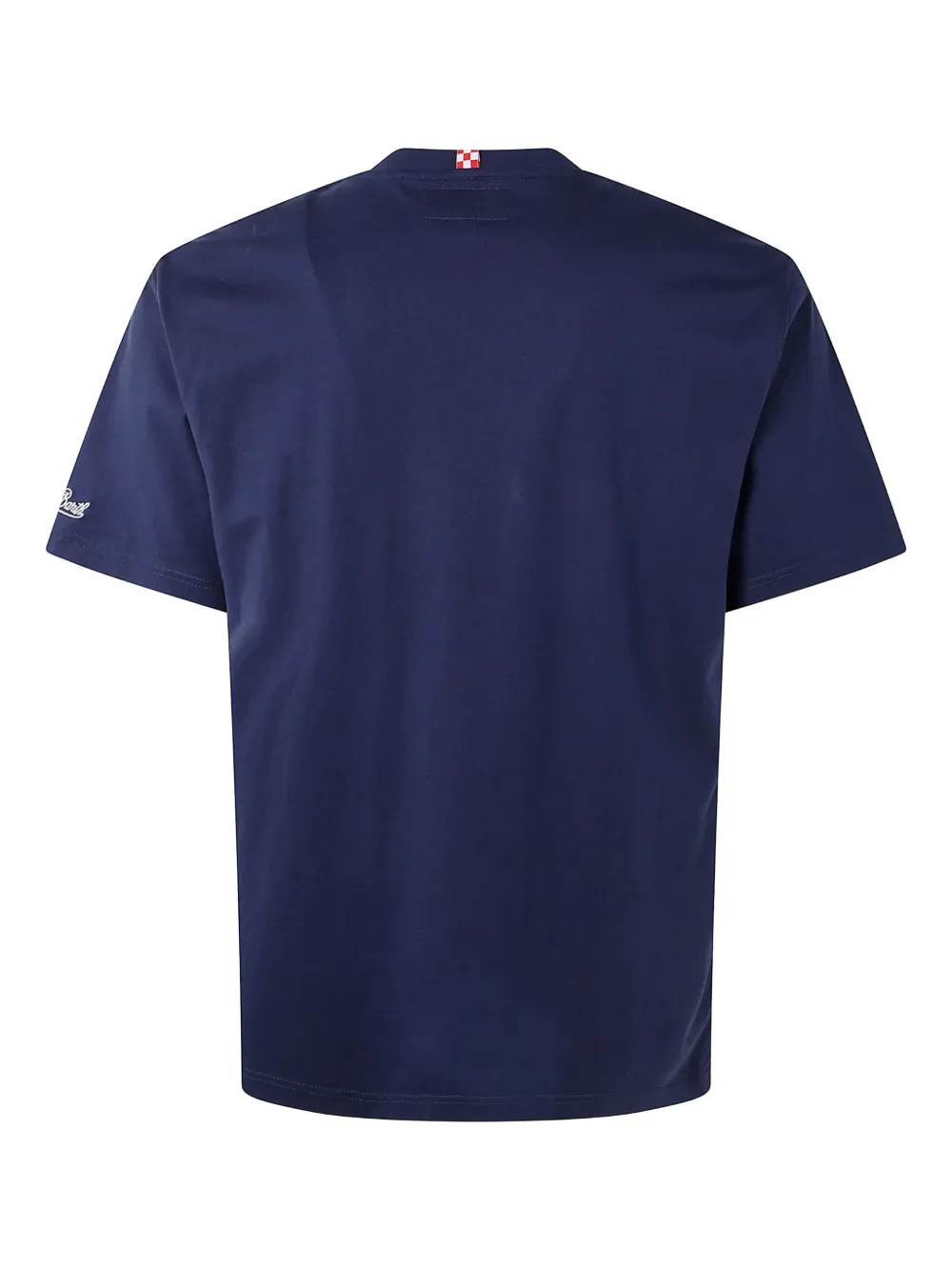 MC2 Saint Barth Katoenen T-shirt met borduurwerk - Blauw