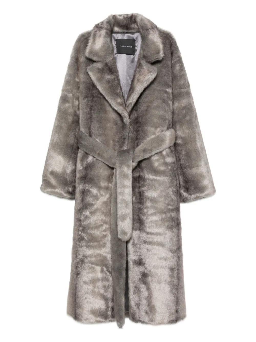 THELAURENT belted coat | رمادي | Image 1