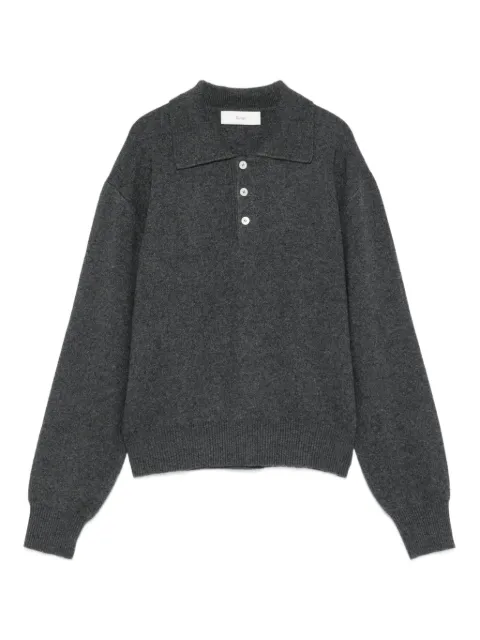 DUNST cashmere polo sweater