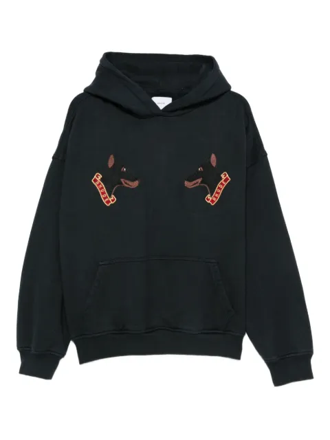 RHUDE dog-embroidered hoodie