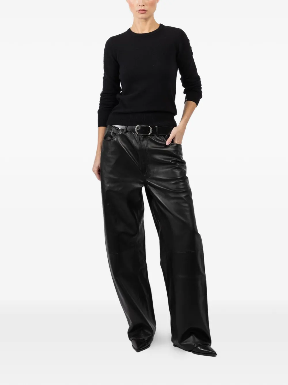 EZR button trousers - Zwart