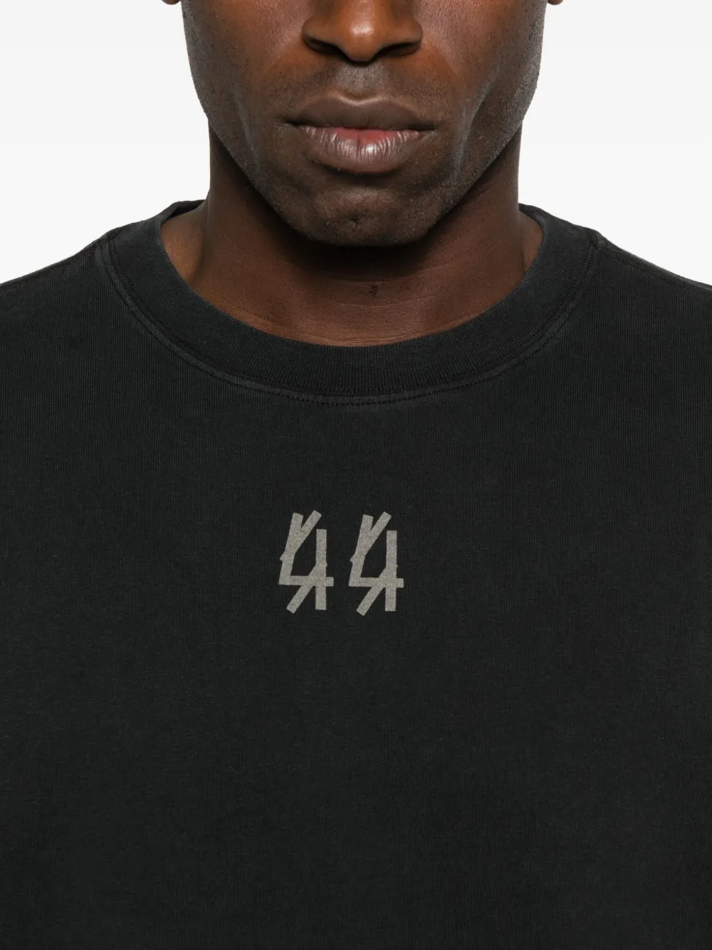 44 Label Group Logo-print T-shirt In Black