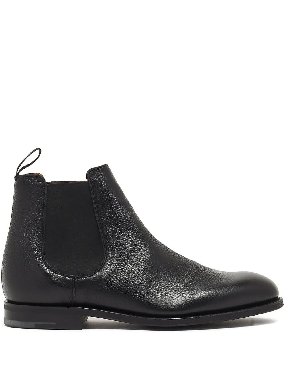 Church's Amberly pebbled-leather Chelsea boots Black