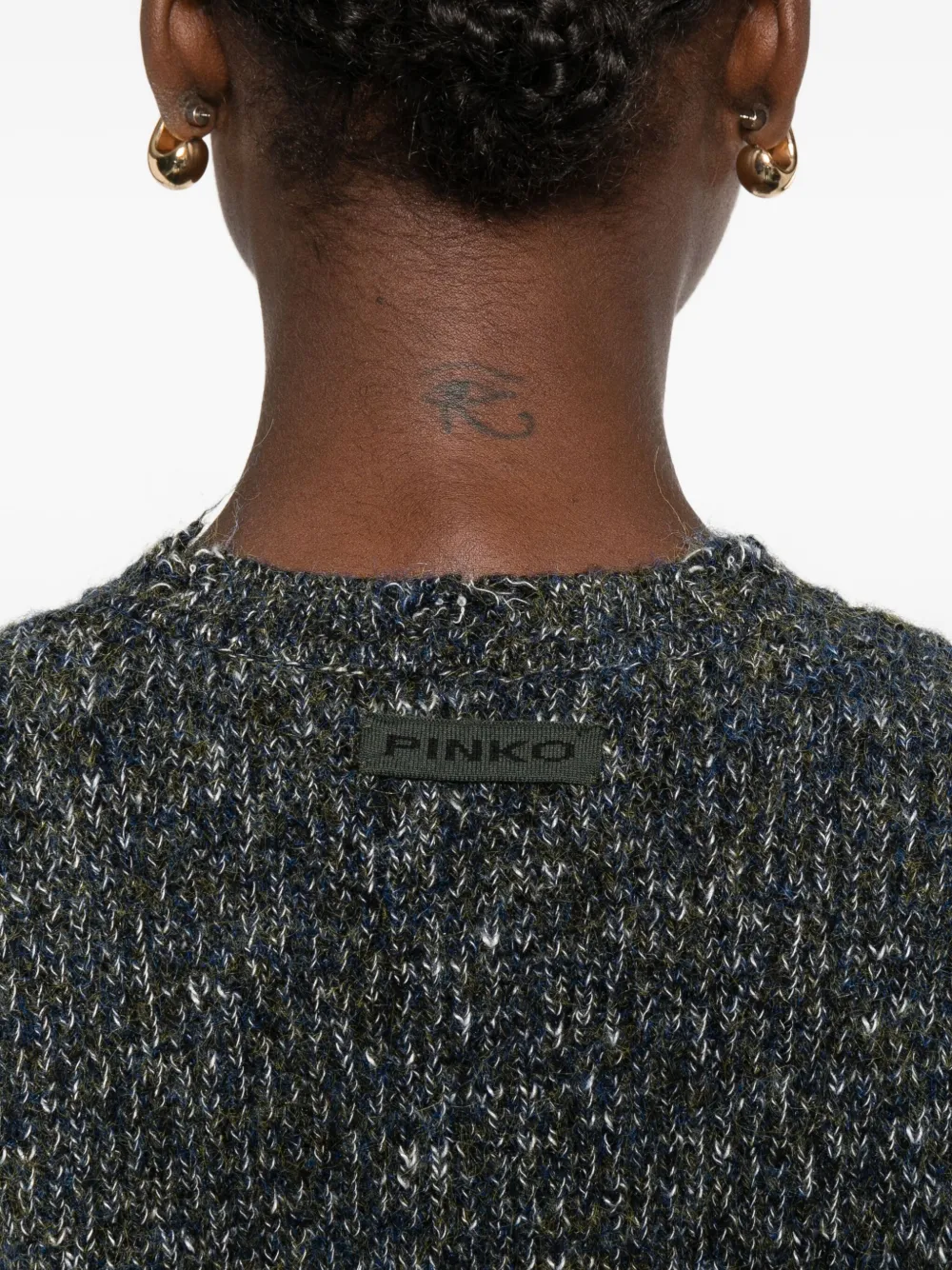 PINKO Metallic vest Grijs