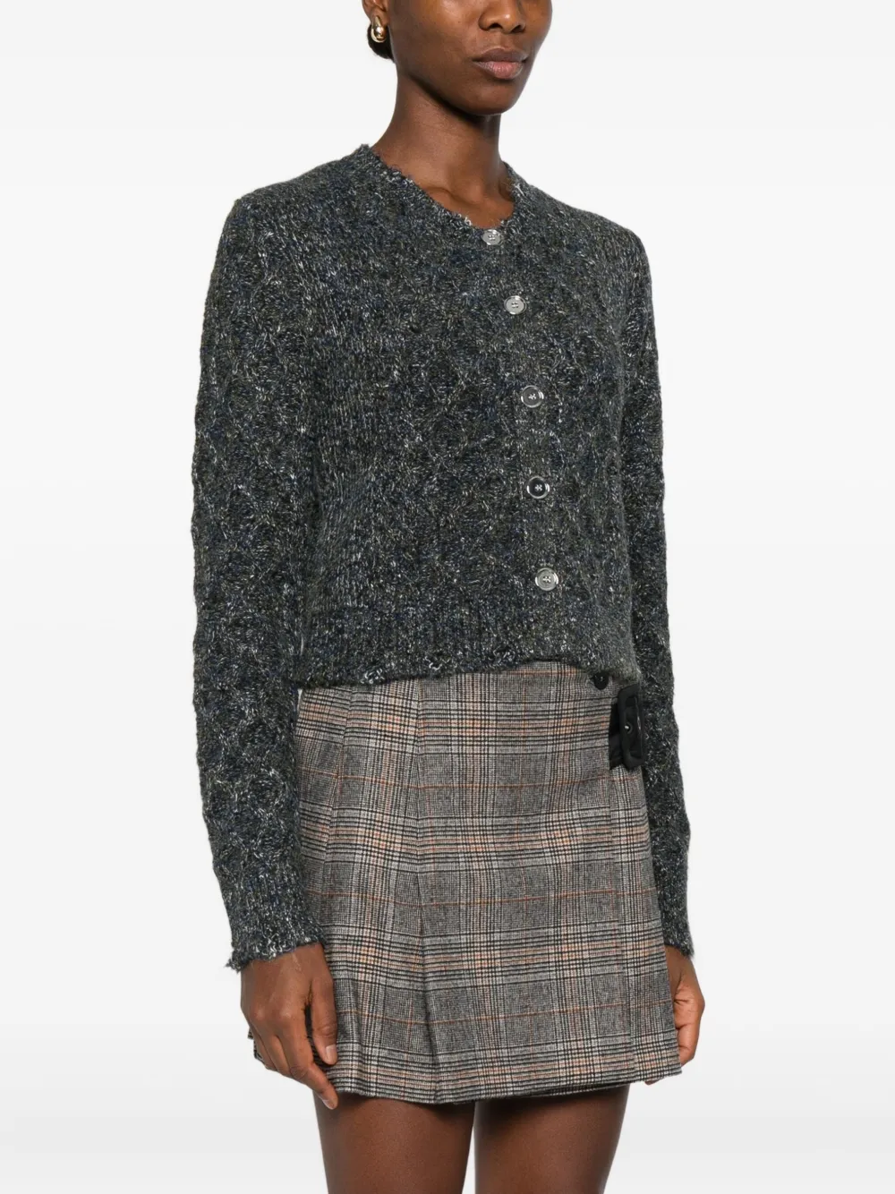 PINKO Metallic vest Grijs