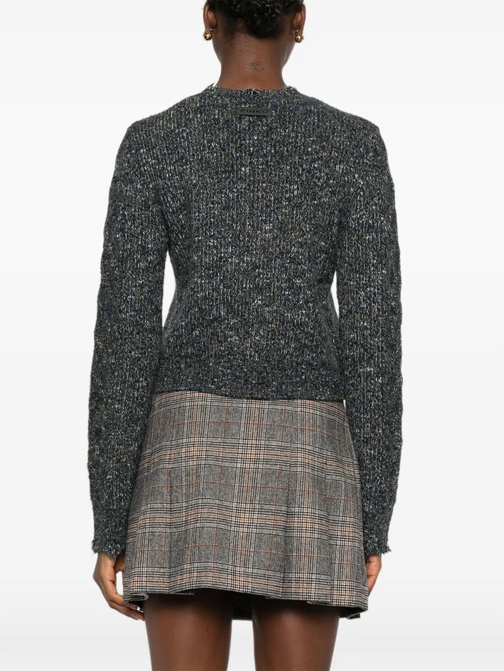 PINKO Metallic vest Grijs