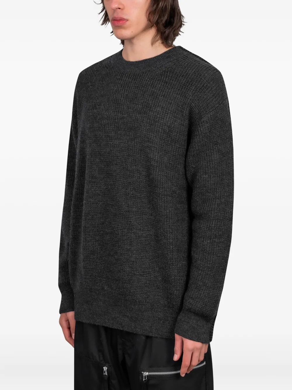 Comme des Garçons Homme Trui met ronde hals - Grijs