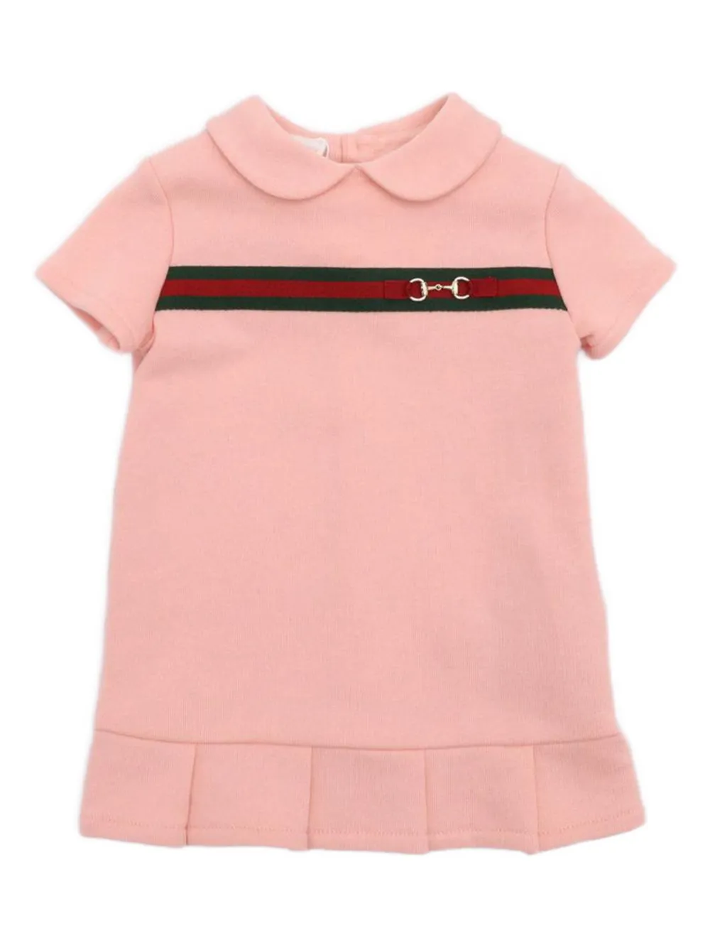 Gucci Kids ウェブディテール ワンピース - ピンク Gucci Kids ウェブディテール ワンピース - ピンク