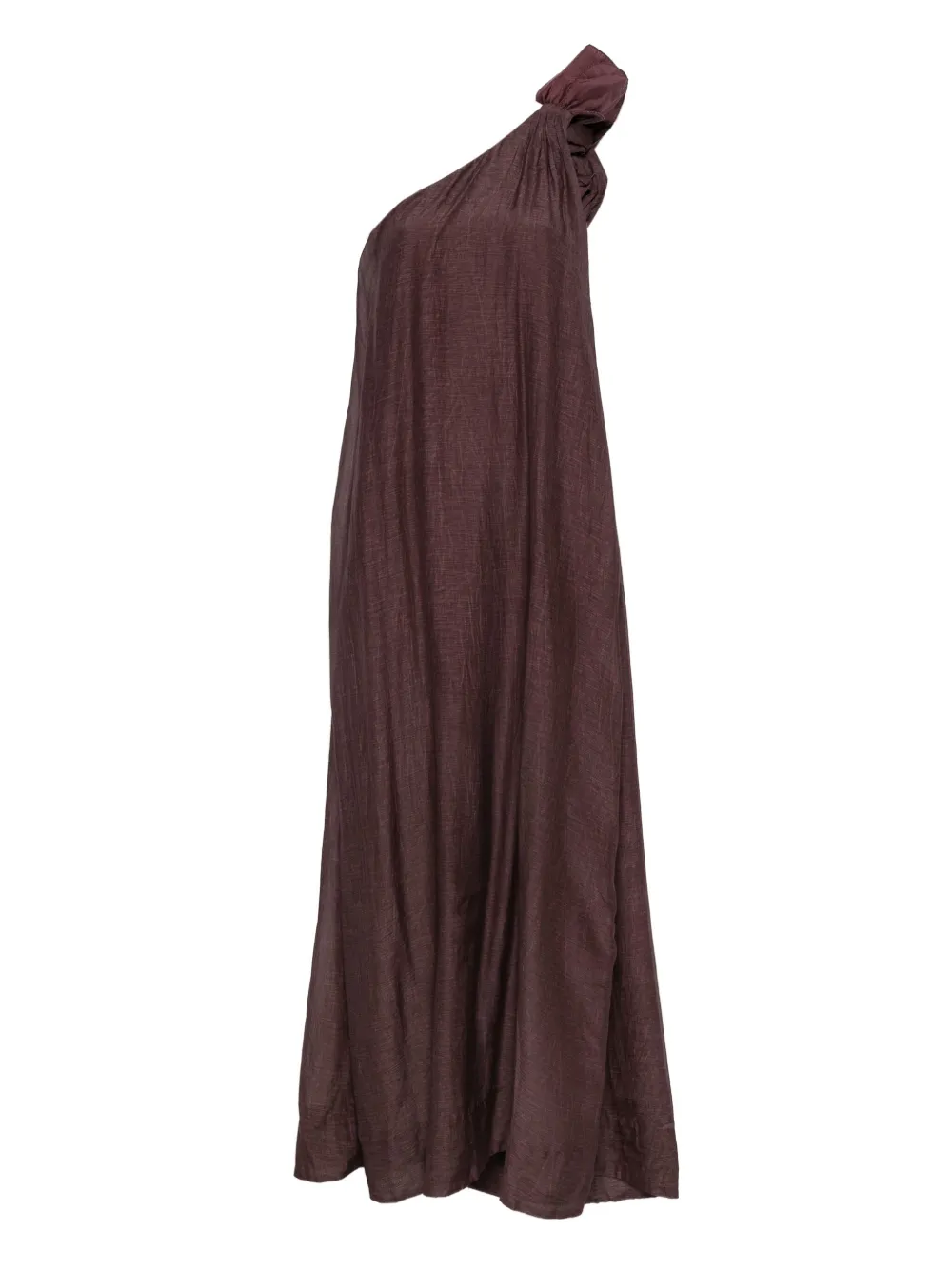 Mes Demoiselles rose-embellished one-shoulder dress | Purple | Image 1