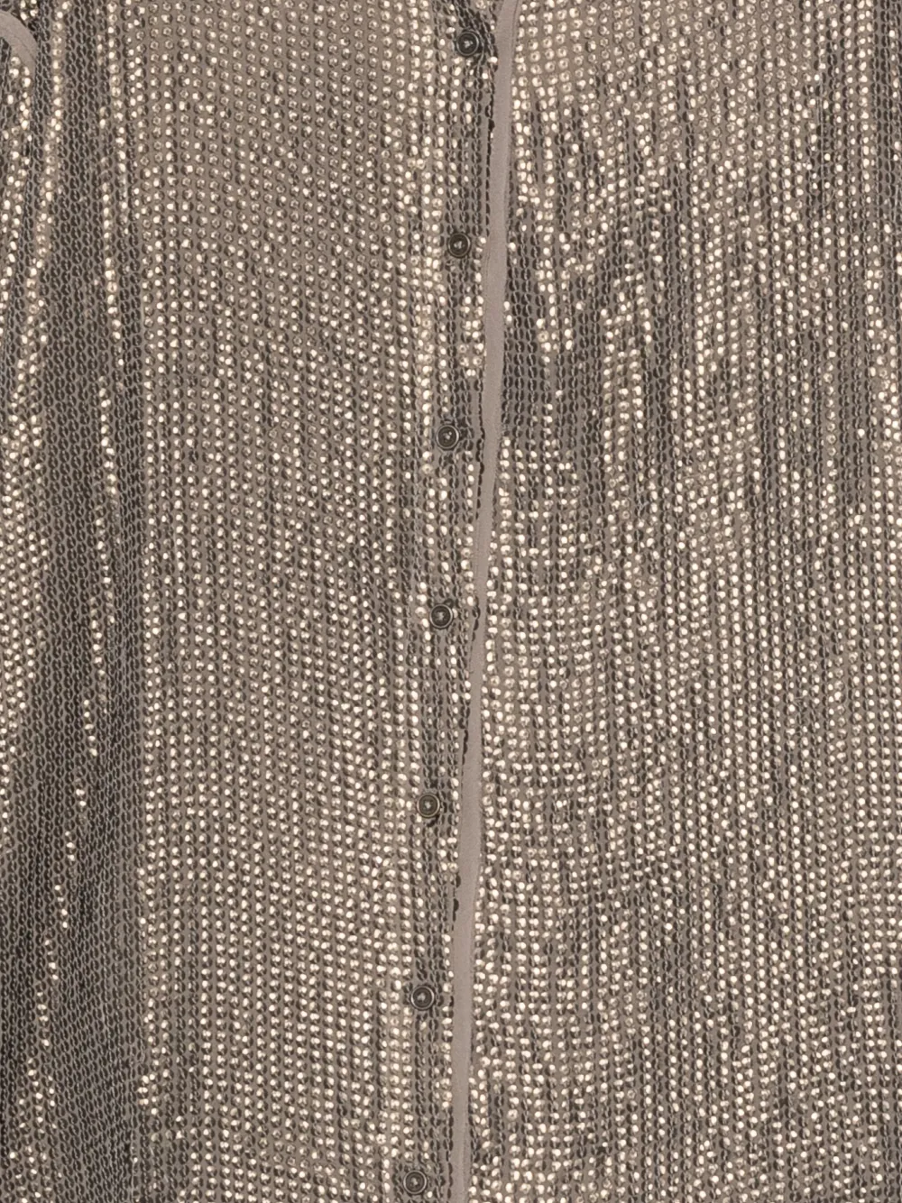 Mes Demoiselles Blouse met pailletten Bruin