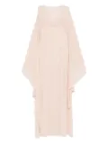 Alberta Ferretti ruffled-sleeve dress - Pink