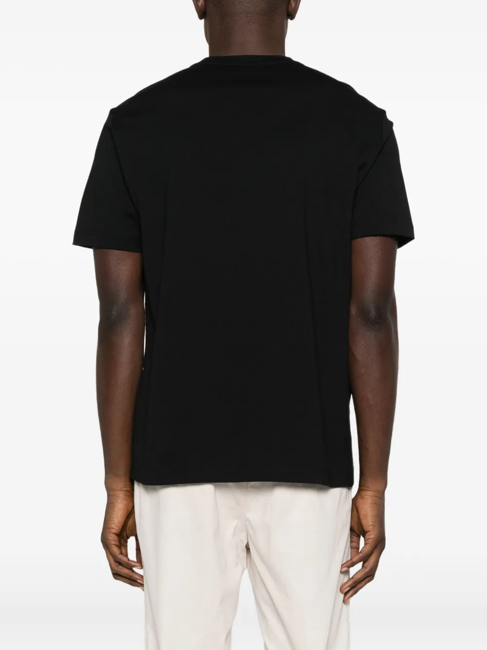Emporio Armani Graphic-print T-shirt In Black