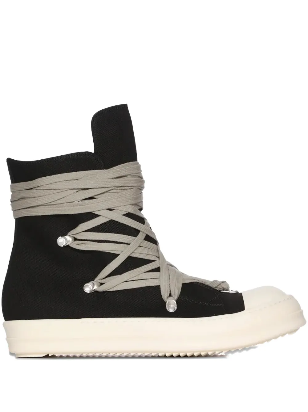 Rick Owens DRKSHDW lace-up high-top trainers | Black | Image 1