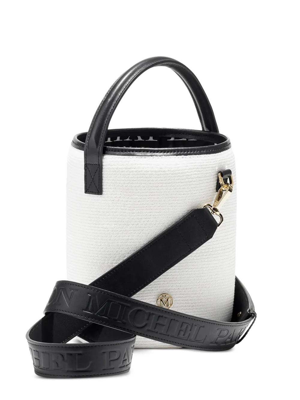 Maison Michel Sharon バケットバッグ - ホワイト Maison Michel Sharon バケットバッグ - ホワイト