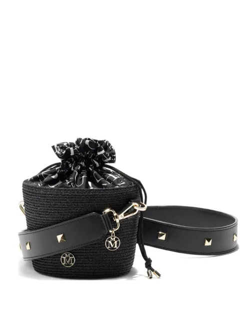 Maison Michel braided-stud bucket bag