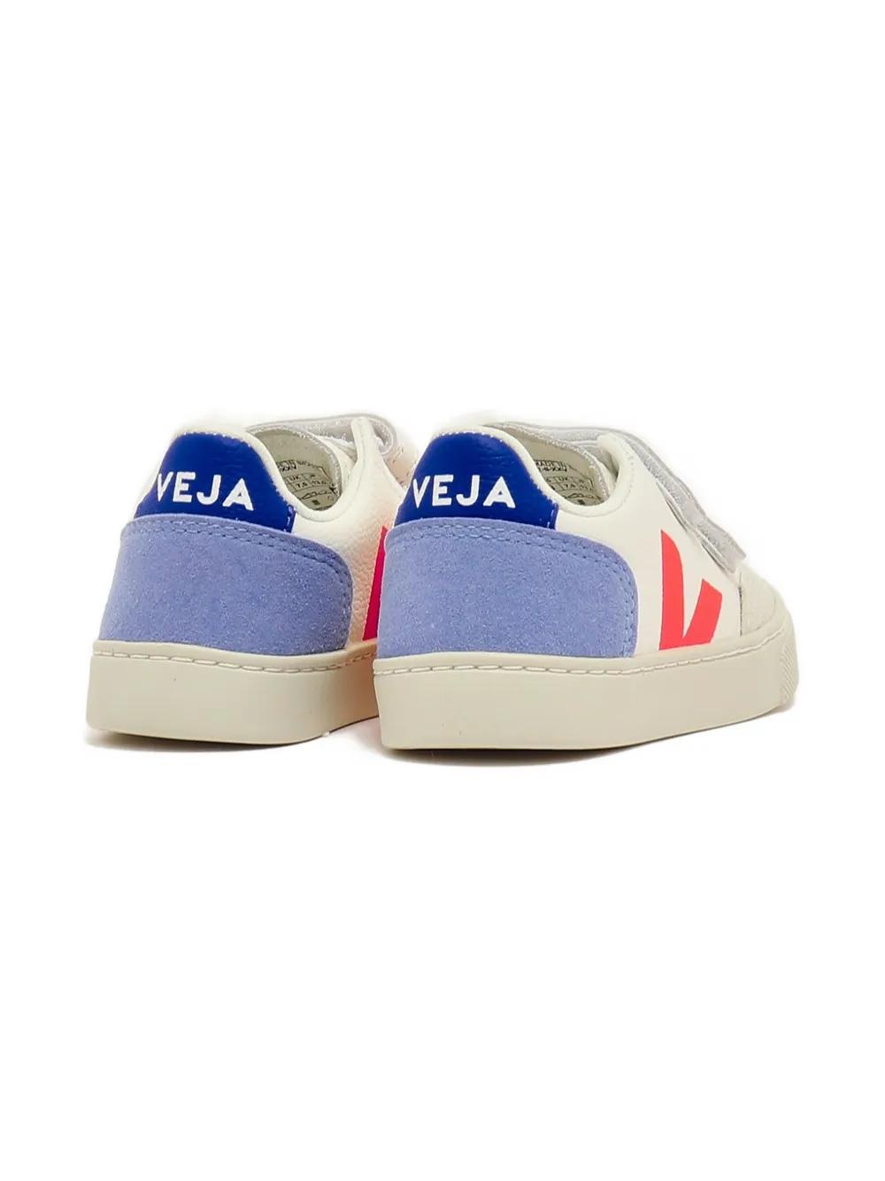VEJA Kids V-12 logo-print sneakers White
