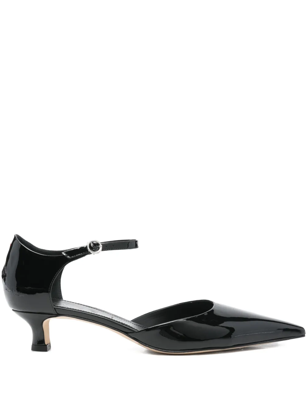 Aeyde 35mm Tillie Leather Pumps In Black