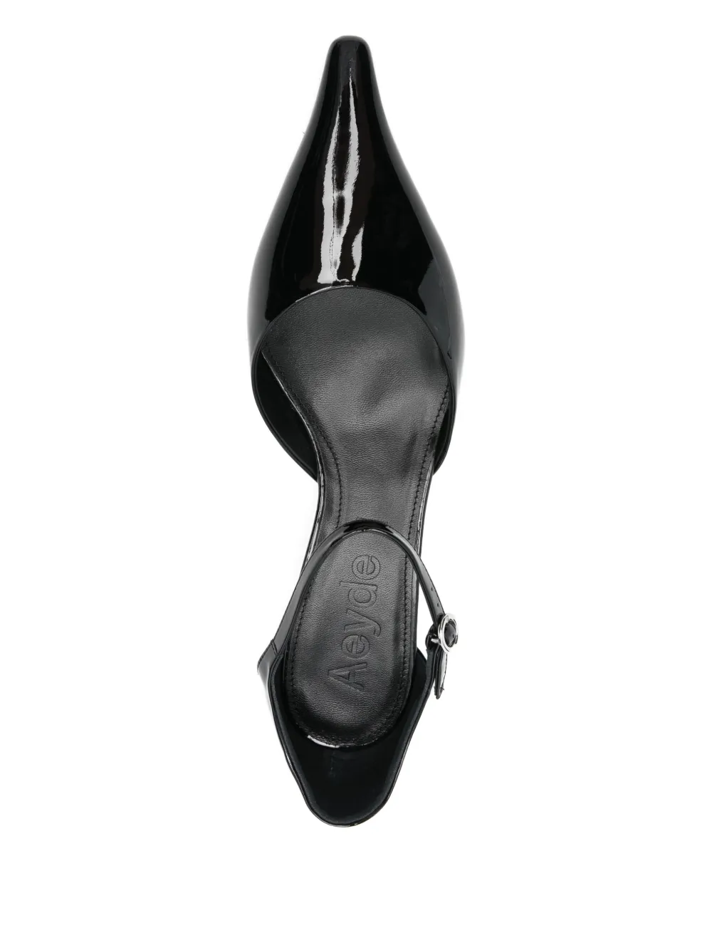 Aeyde 35mm Tillie Leather Pumps In Black